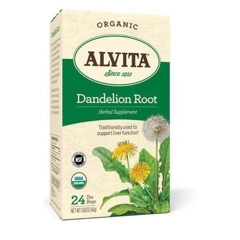 Alvita Teas Organic Herbal Dandelion Tea - 24 Tea Bags
