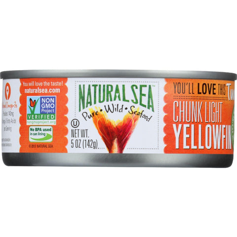 Natural Sea Tuna - Yellowfin - Chunck Light - Salted - 5 Oz - Case Of 12