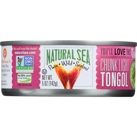 Natural Sea Tuna - Tongol - Chunk Light - Salted - 5 Oz - Case Of 12
