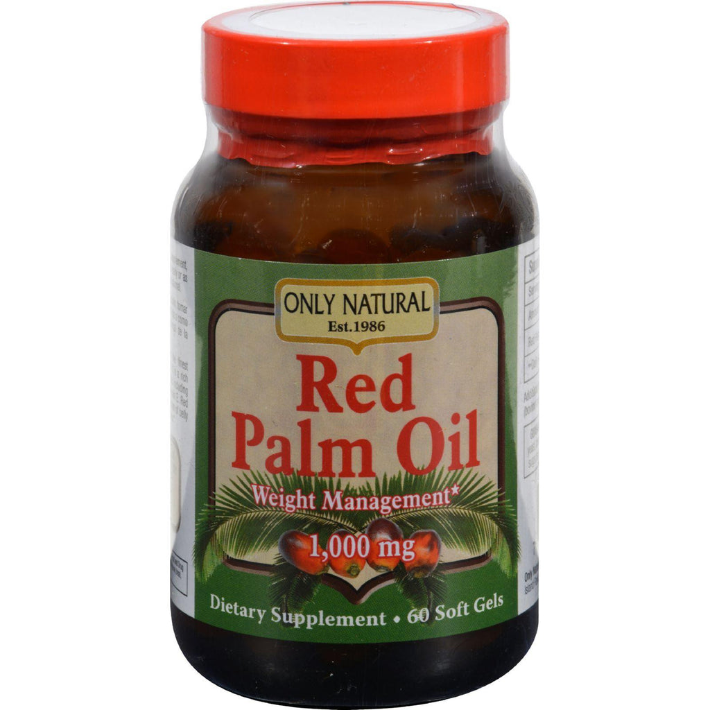 Only Natural Red Palm Oil - 1000 Mg - 60 Ct