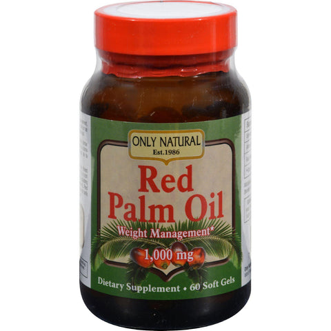 Only Natural Red Palm Oil - 1000 Mg - 60 Ct