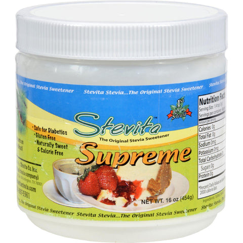 Stevita Stevia Supreme - Economy Jar - 16 Oz