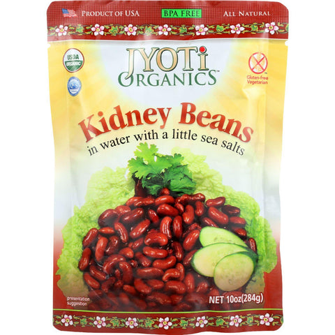 Jyoti Cuisine India Beans - Organic - Kidney - 10 Oz - Case Of 6