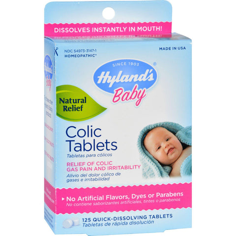 Hylands Homeopathic Baby Colic Tablets - 125 Tablets