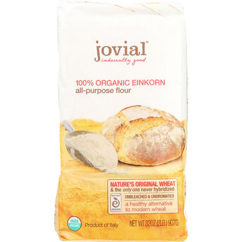 Jovial Flour - Organic - Einkorn - All-purpose - 32 Oz - Case Of 10