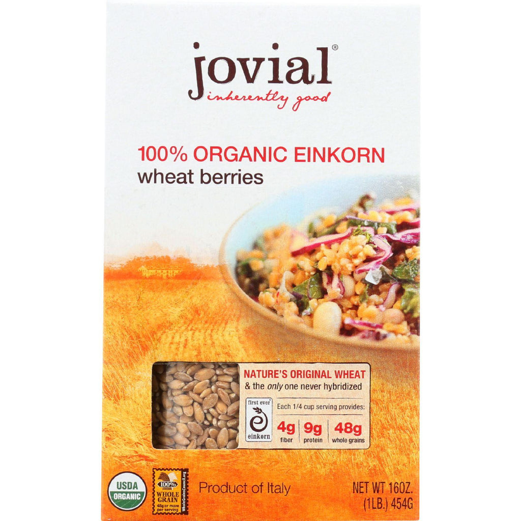 Jovial Wheat Berries - Organic - Einkorn - 16 Oz - Case Of 12