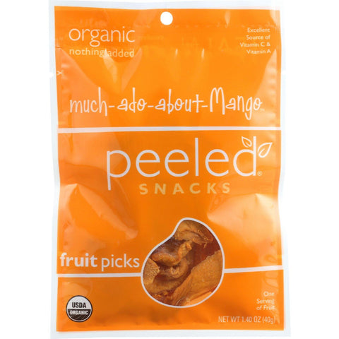 Peeled Snacks Dried Fruit - Organic - Much-ado-about-mango - 1.4 Oz - Case Of 10