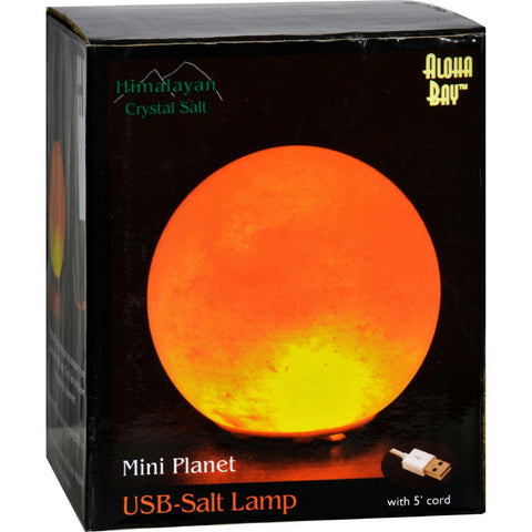 Himalayan Salt Mini Planet Salt Lamp - Usb - 3 In