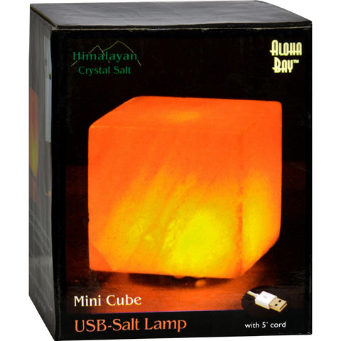 Himalayan Salt Cube Salt Lamp - Usb - 3 In
