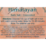 Himalayan Salt Bath Salt - 40% Epsom Salt Enriched - 24 Oz