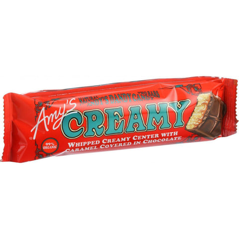 Amy's Organic Andy's Dandy Candy Bar - Creamy - 2 Oz Bars - Case Of 12