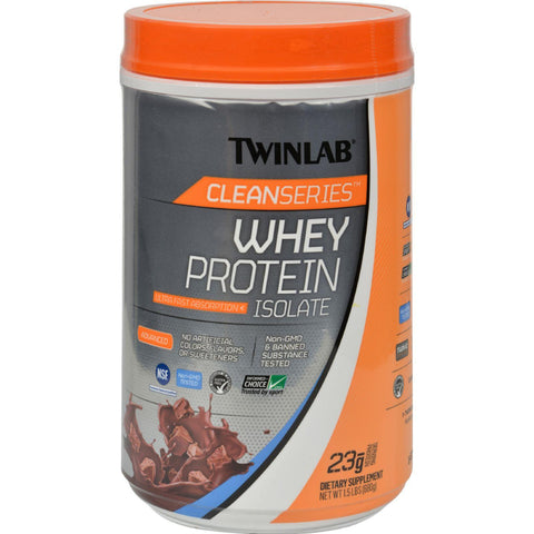 Twinlab Cleanseries Whey Protein Isolate - Chocolate - 1.5 Lb