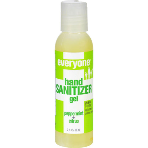 Eo Products Hand Sanitizer Gel - Everyone - Peppermnt - Dsp - 2 Oz - 1 Case