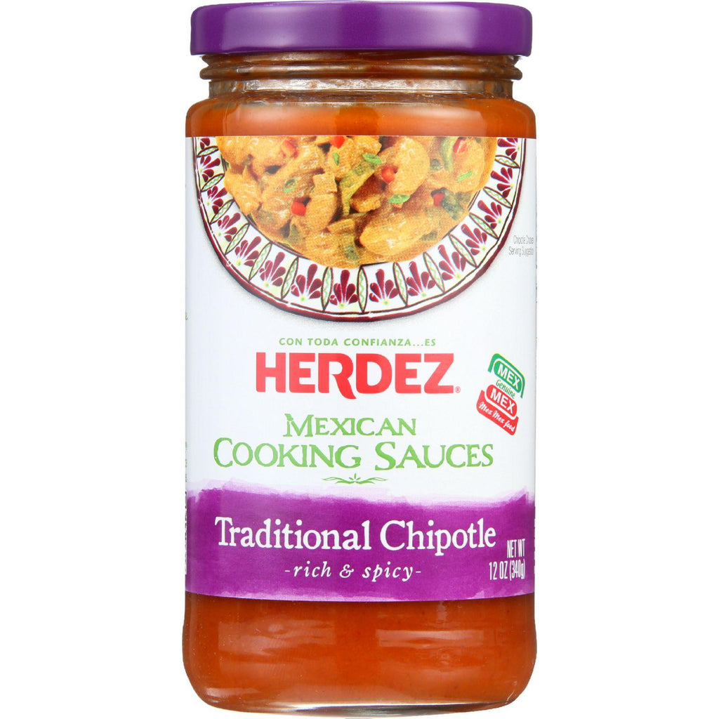 Herdez Cooking Sauce - Traditional Chipotle - 12 Oz - Case Of 6