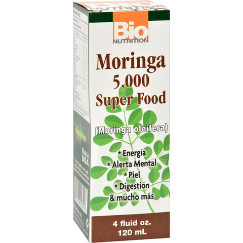 Bio Nutrition Moringa Super Food - 5000 Mg - 4 Fl Oz