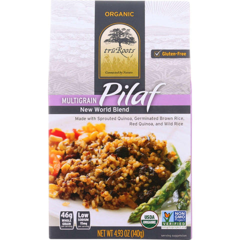 Truroots Rice Pilaf - Organic - New World Blend - 4.93 Oz - Case Of 6