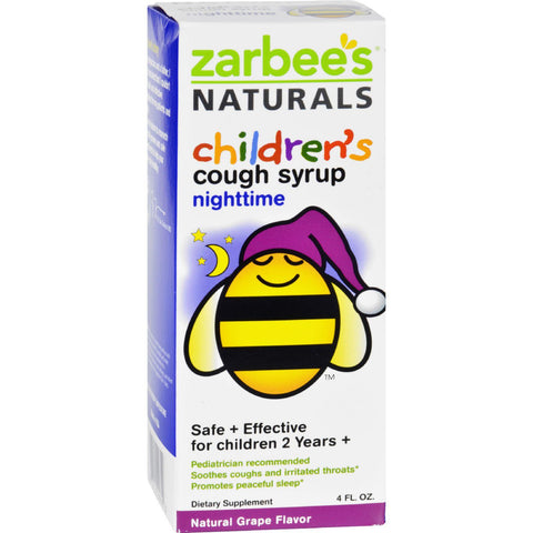 Zarbee's All Natural Children's Nightime Cough Syrup - Grape - 4 Oz