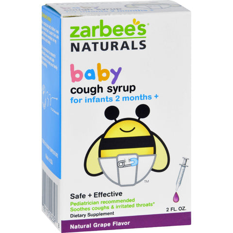 Zarbee's Naturals Baby Cough Syrup - Grape - 2 Oz