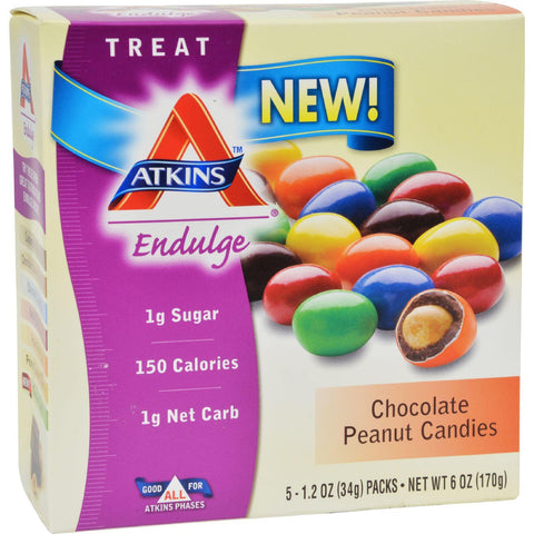 Atkins Endulge Bars - Chocolate Peanut Butter Cups - 1.2 Oz - 5 Ct
