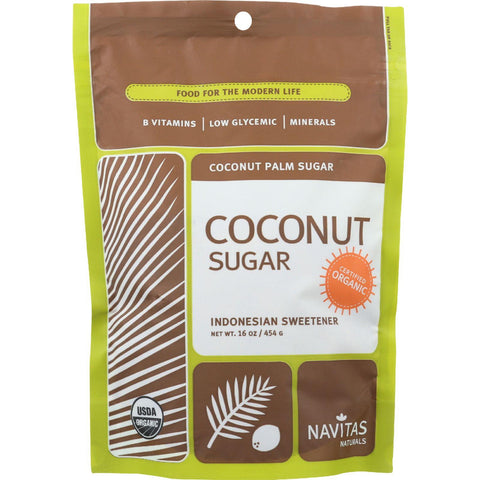 Navitas Naturals Coconut Palm Sugar - Organic - 16 Oz - Case Of 6