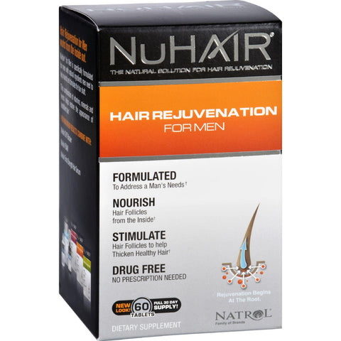 Nuhair Hair Regrowth For Men - 60 Tablets
