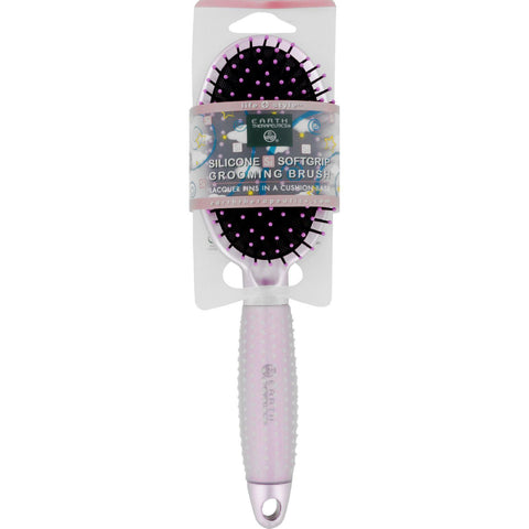 Earth Therapeutics Hair Brush - Silicon - Pink - 1 Count