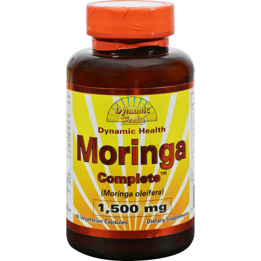 Dynamic Health Moringa Complete - 1500 Mg - 60 Vegetarian Capsules