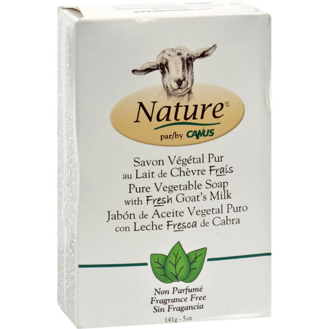 Canus Goats Milk Bar Soap - Fragrance Free - 5 Oz