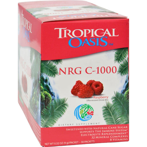 Tropical Oasis Nrg C-1000 - Raspberry - 30 Packets
