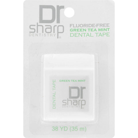 Dr. Sharp Natural Oral Care Dental Tape - Green Tea Mint - 38 Yd
