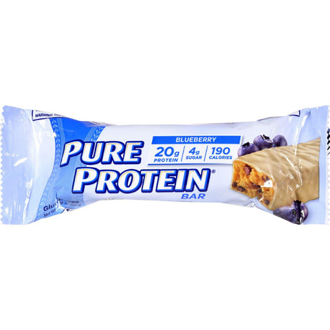 Pure Protein Bar - Blueberry With Greek Yogurt Style Coating - 1.76 Oz - Case Of 6
