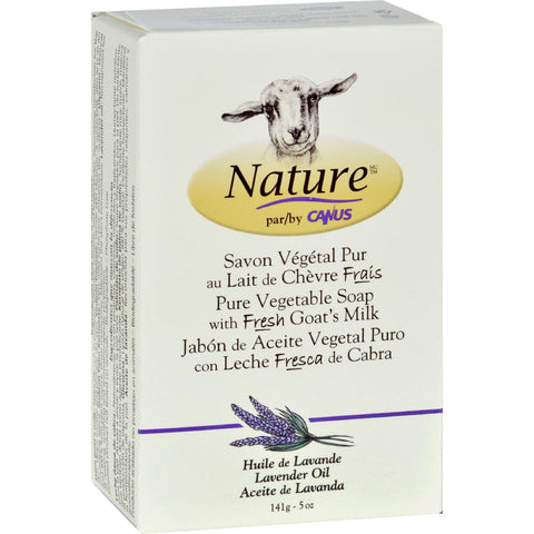 Nature By Canus Bar Soap - Goats Milk - Lavender Oil - 5 Oz