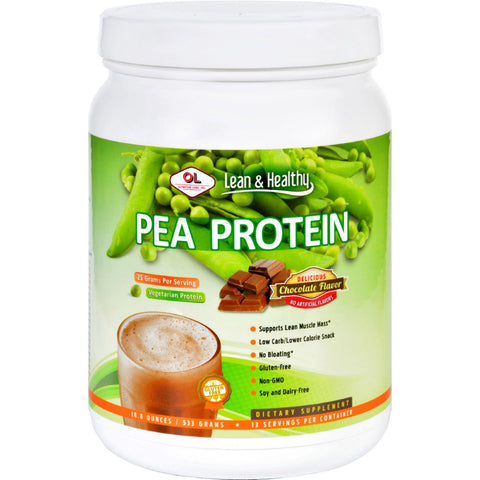 Olympian Labs Pea Protein - Lean And Healthy - Rich Chocoate - 500 Grams