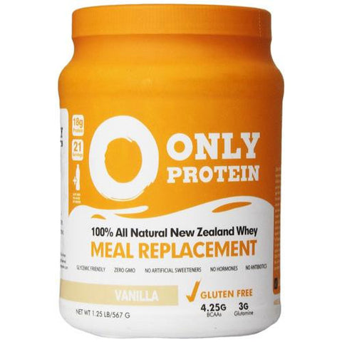 Only Protein Meal Replacement - Whey - Vanilla - 1.25 Lb