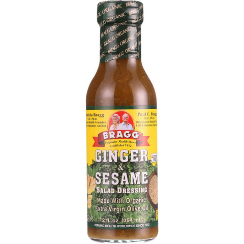Bragg Dressing And Marinade - Ginger And Sesame - 12 Oz - Case Of 6