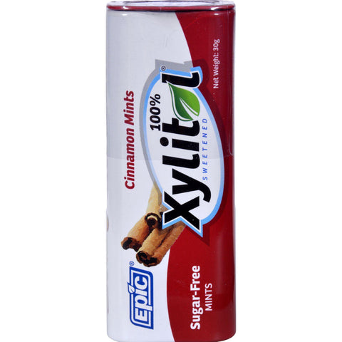 Epic Dental Mints - Cinnamon Xylitol Tin - 60 Ct - Case Of 10