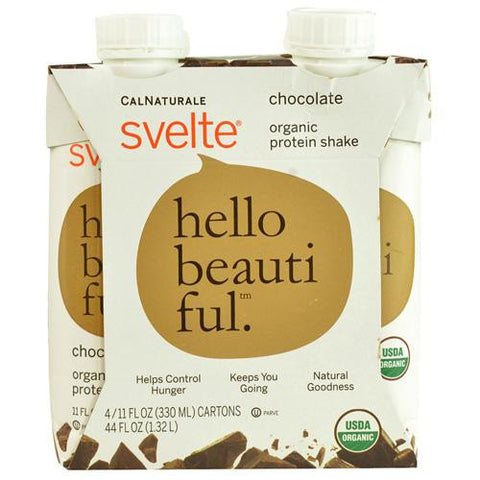 Svelte Protein Shake - Organic - Chocolate - 11 Fl Oz - Case Of 24