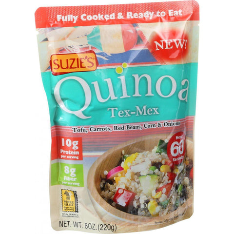 Suzie's Quinoa - Ready To Eat - Tex Mex - 8 Oz - Case Of 6
