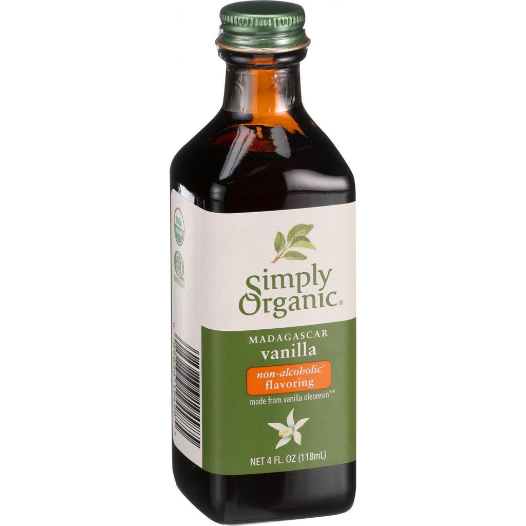 Simply Organic Vanilla Flavoring - Organic - 4 Oz - Case Of 6