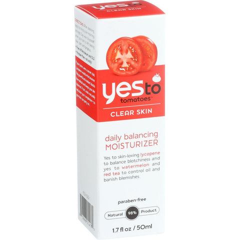 Yes To Tomatoes Moisturizer - Daily Balancing - Clear Skin - 1.7 Oz