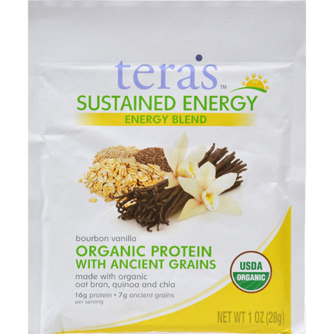 Tera's Whey - Sustained Energy Blend - Bourbon Vanilla - 12 Oz