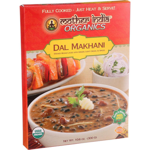 Mother India Organic Dal Makhani - 10.6 Oz - Case Of 6