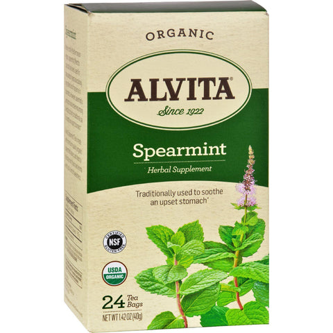 Alvita Tea - Organic Spearmint - 24 Bags