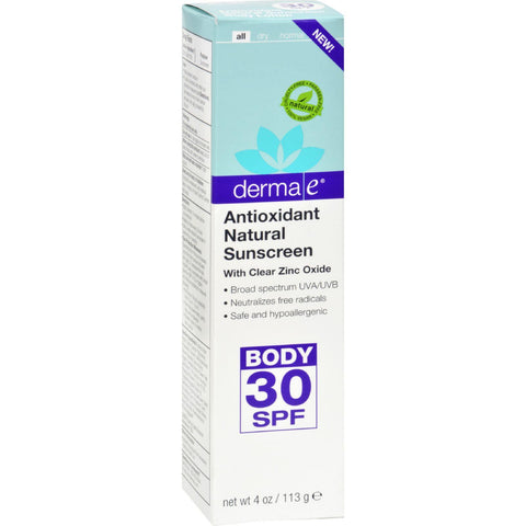 Derma E Sunscreen - Body Antioxidant - 4 Oz