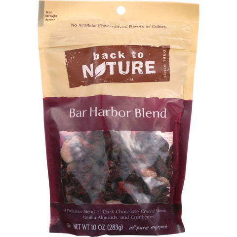 Back To Nature Nuts - Bar Harbor Blend - 10 Oz - Case Of 9
