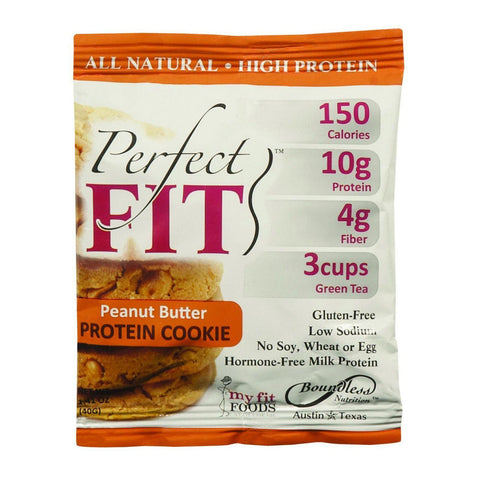 Perfect Cookie Protein Cookie - Peanut Butter - 1.41 Oz - Case Of 12