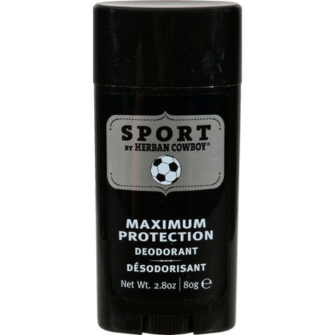 Herban Cowboy Deodorant - Sport Maximum Protection - 2.8 Oz