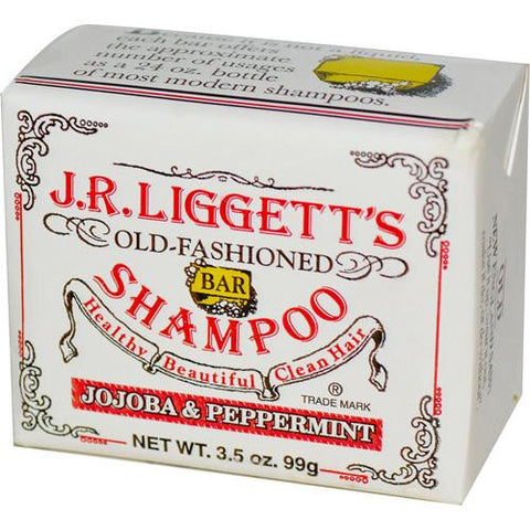 J.r. Liggett's Old Fashioned Bar Shampoo Counter Display - Jojoba And Peppermint - 3.5 Oz - Case Of 12