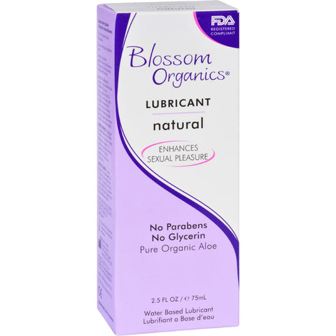 Blossom Organics Lubricant - Natural Moisturizing - 2.5 Fl Oz