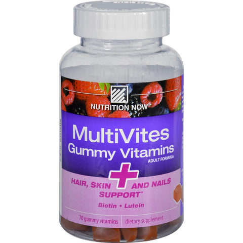 Nutrition Now Multivite - Hair Skin - Gummy - 70 Count